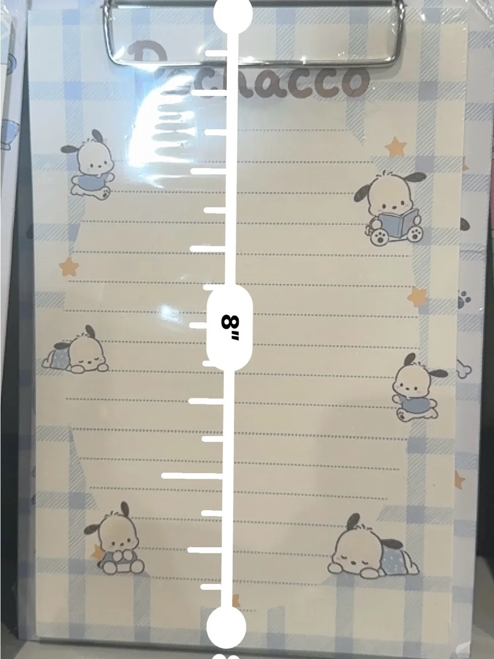 Pochacco, Cinnamon-roll, and Melody Notepad Clipboard - Cute Home Organization